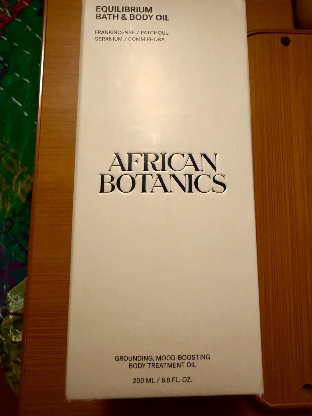 African Botanics Equilibrium Bath & Body Oil - White Packaging